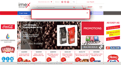 Desktop Screenshot of imexfoods.co.uk